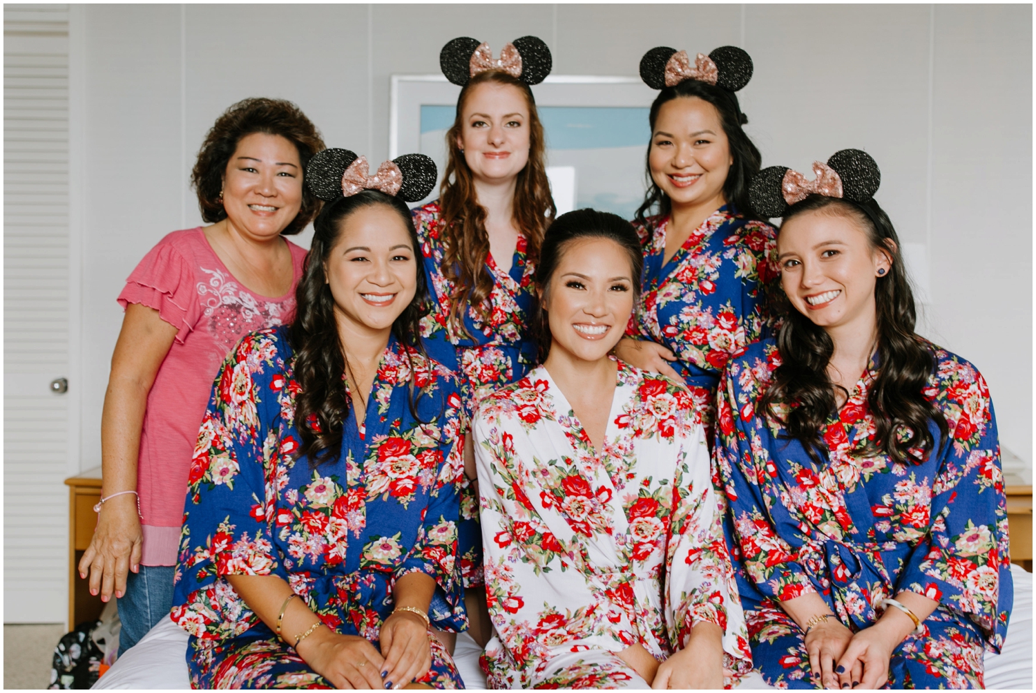 floral robes, disney themed wedding, Halekulani Hotel Wedding Photos, Waikiki Hawaii Wedding Photographer, Hawaii Wedding Photographer, Hawaii Wedding Photos, Waikiki Wedding