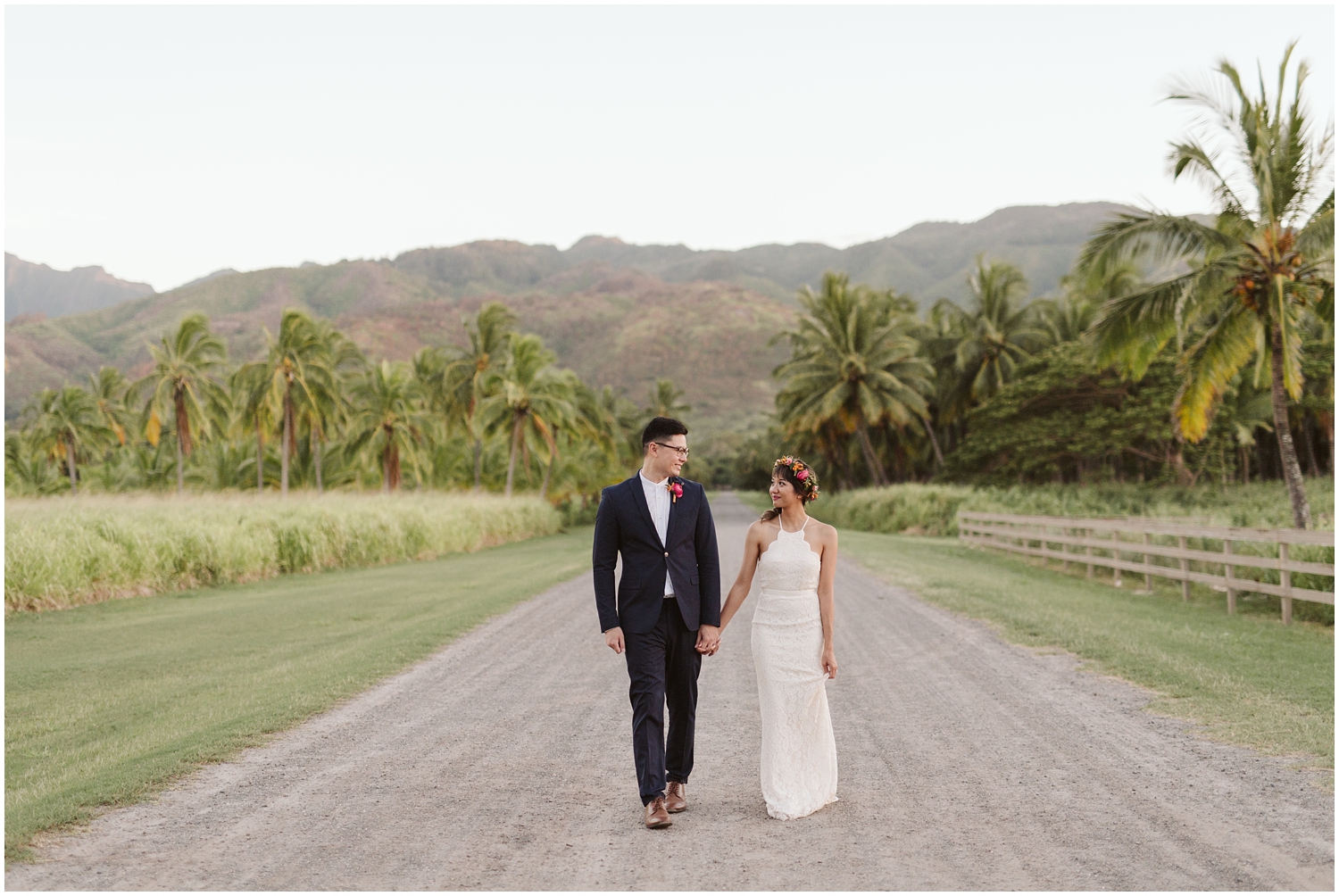Dillingham Ranch Wedding, Tropical Hawaii Wedding Ceremony, Oahu Hawaii Wedding Ceremony, Hawaii Elopement