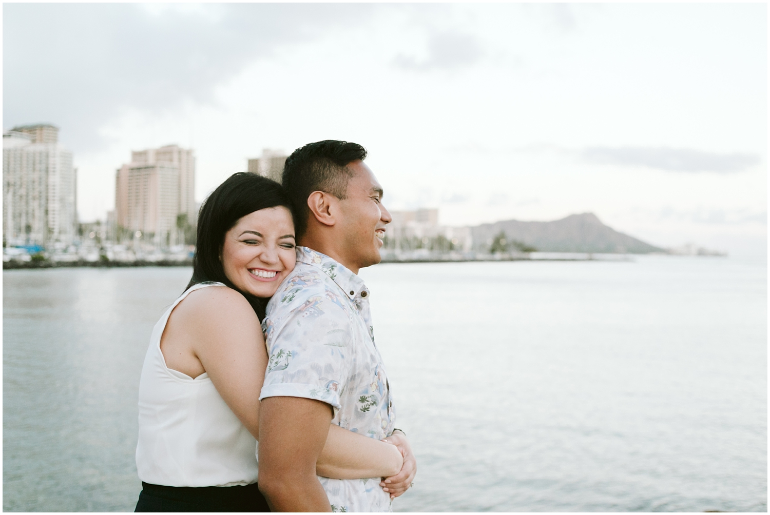 Kakaako Hawaii Engagement Photographer, Kakaako Hawaii Engagement Photos, Kakaako Engagement Session, Honolulu Magic Island, Engagement photos at Magic Island Hawaii, Honolulu Engagement Photographer