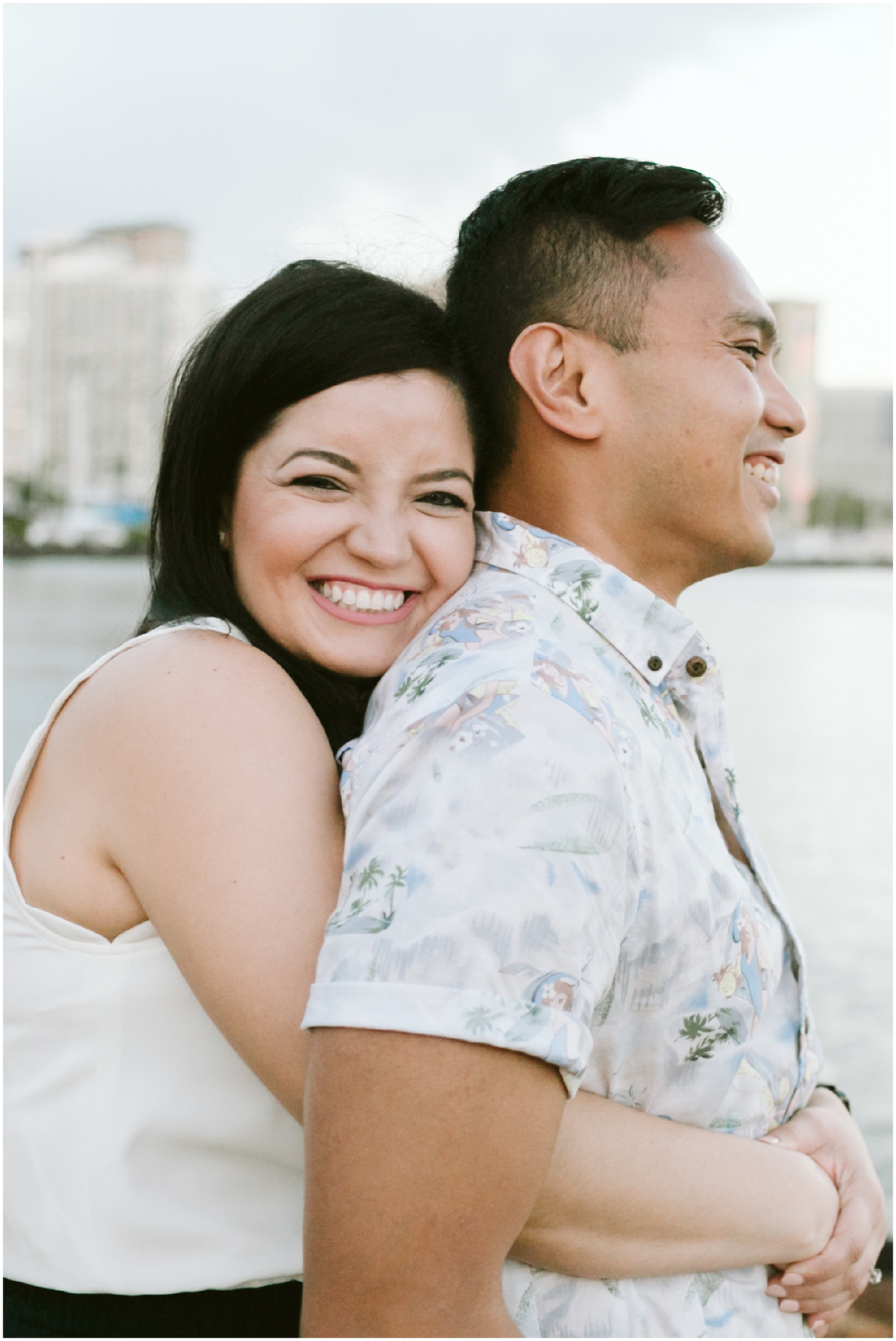 Kakaako Hawaii Engagement Photographer, Kakaako Hawaii Engagement Photos, Kakaako Engagement Session, Honolulu Magic Island, Engagement photos at Magic Island Hawaii, Honolulu Engagement Photographer