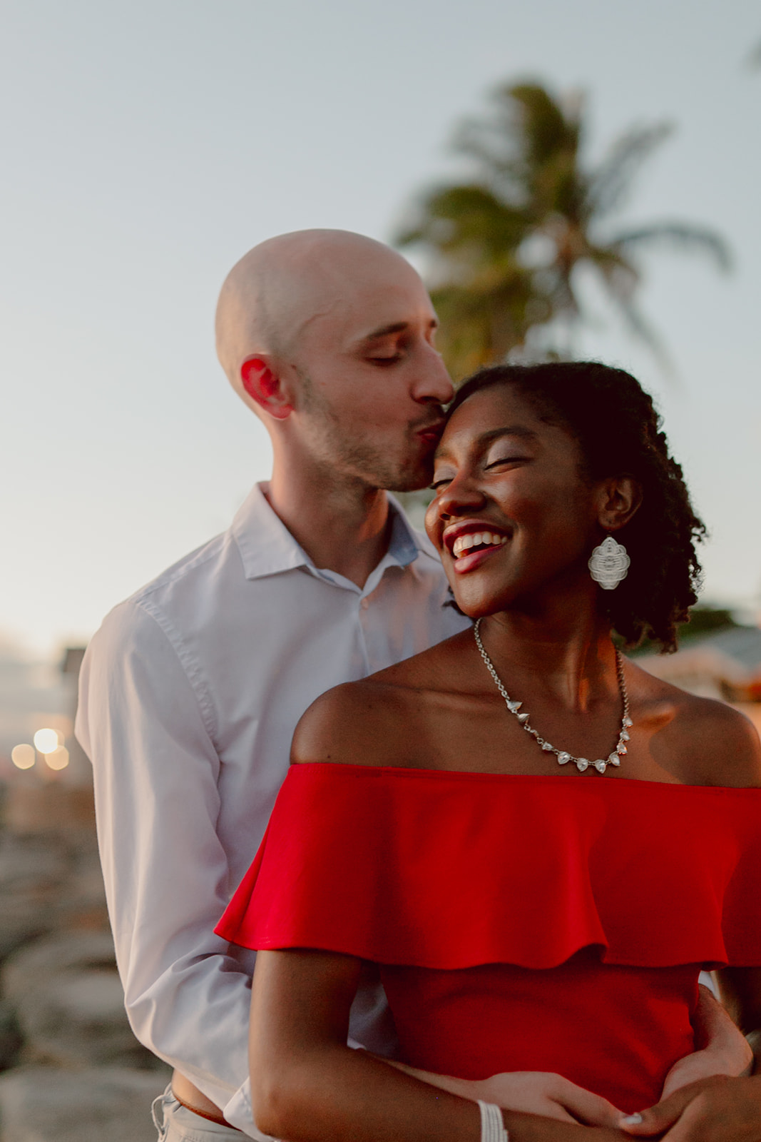 couple at sunset