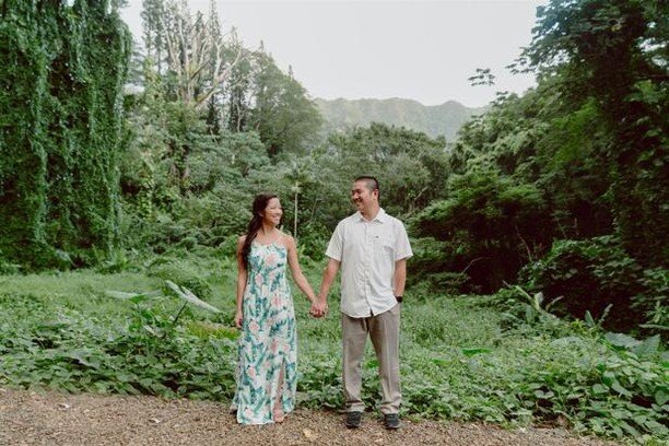 Engagement photos don&rsquo;t always need to be at the beach. Anyone else feel me on this?!⁠
⁠
When Mandi contacted me for engagement photos with Nick, she already knew this location had to be it. She mentioned that she was out here for work and ever since then loved it. I had never been here before, but after we arrived I was in awe.⁠
⁠
Being surrounded by the beautiful lush greenery, I was so inspired and now understood why Mandi wanted this location for their engagement photos. I am so happy she did!⁠
⁠
Are you usually a beach person or are you a hiking-around-in-nature person??