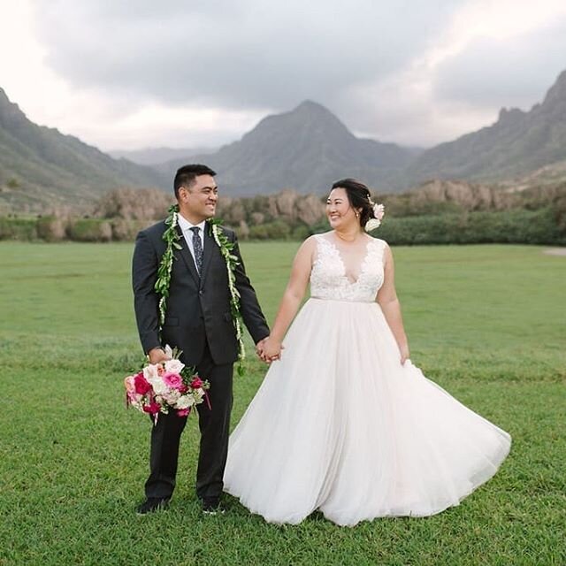 I'M A WIFE NOW GUYS!!  On Sunday February 16, I married my best friend and became Mrs. Goya ❤️ The day went by SO fast, but it really was the best day ever! I caught myself before our reception thinking, &quot;is this a dream? This is too good to be real.&quot; And thought I was going to wake up the next morning and still be wedding planning  but it was real and I'm so happy it finally happened!

Thanks to my husband   I can't do this life (or laundry ) without you 

Coordinator: @love_letter_weddings 
Venue: @kualoaranchweddings 
Florals: @loveletterweddingsfloral 
Photo: @ariastudios 
Video: @redringstudio 
HMUA: @alohabridalstyle 
Catering: @islandfusioncatering808 
Cake: @carolinescustomcreations
Rentals: @pacificpartyrentals @alohaartisans 
MC: @rollinwithray 
DJ: @theperfectweddingdjs 
Live Music: @foreseeablefutures