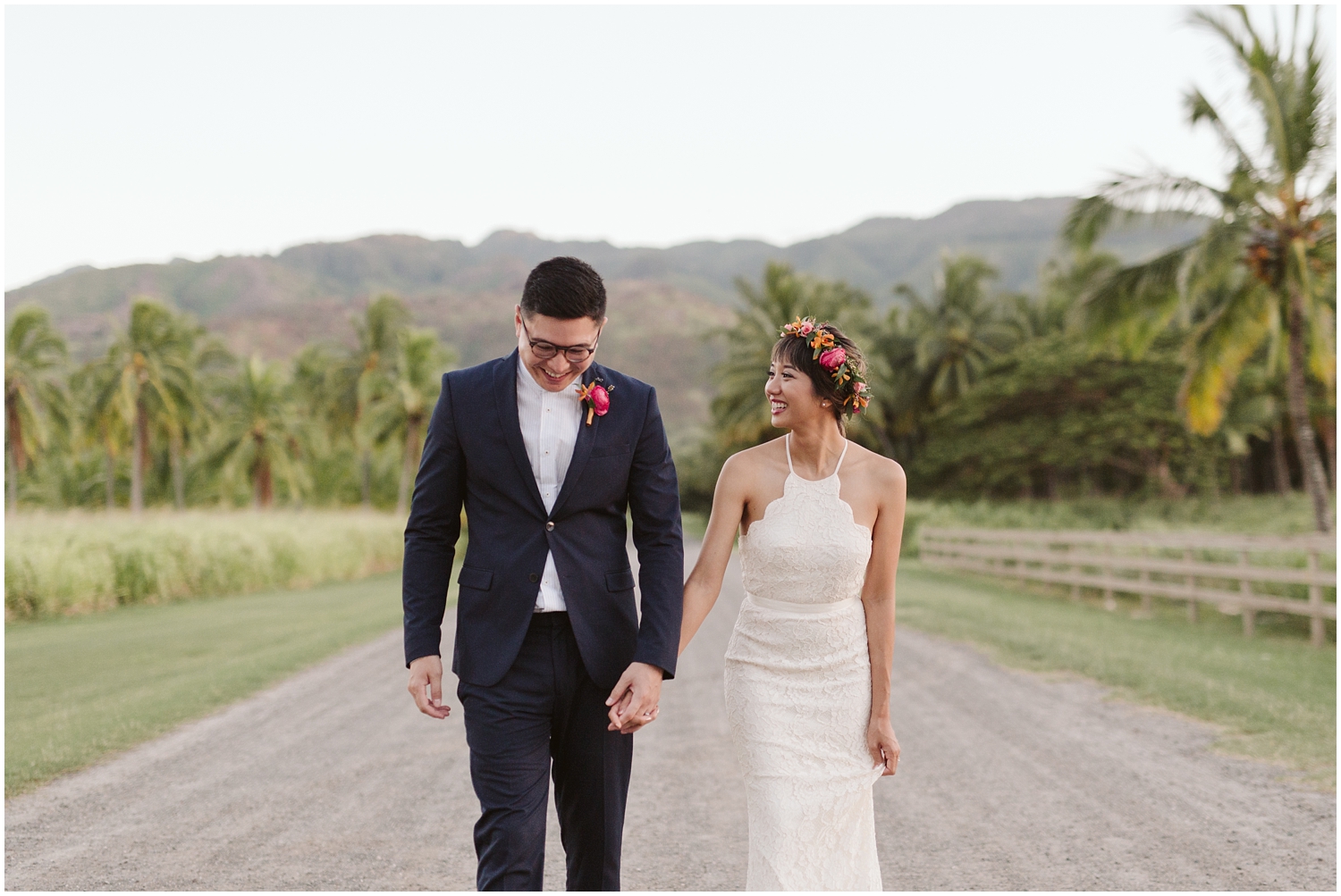 Dillingham Ranch Wedding, Tropical Hawaii Wedding Ceremony, Oahu Hawaii Wedding Ceremony, Hawaii Elopement