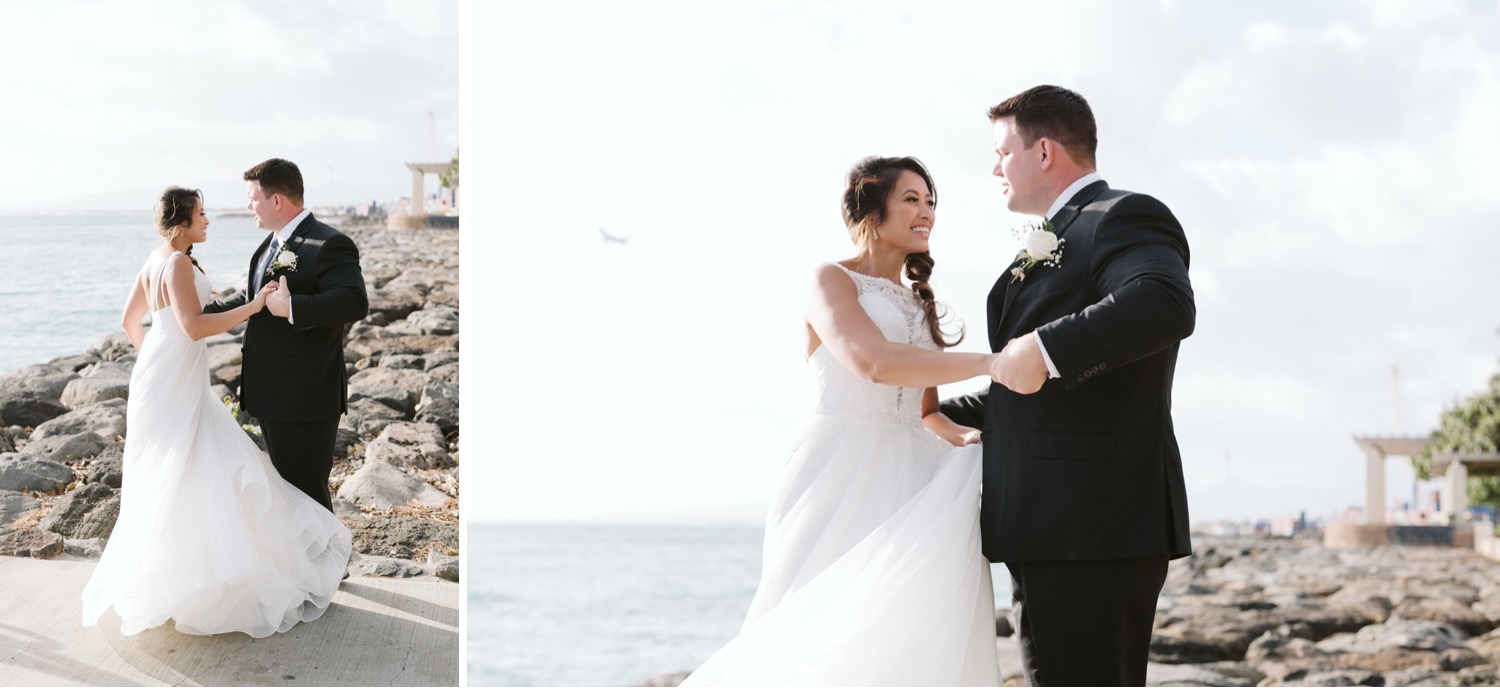 Julia_Hawaii_Groom_Waterfront_Wedding_Bride_Cafe_palm_trees_Honolulu_Kakaako.jpg